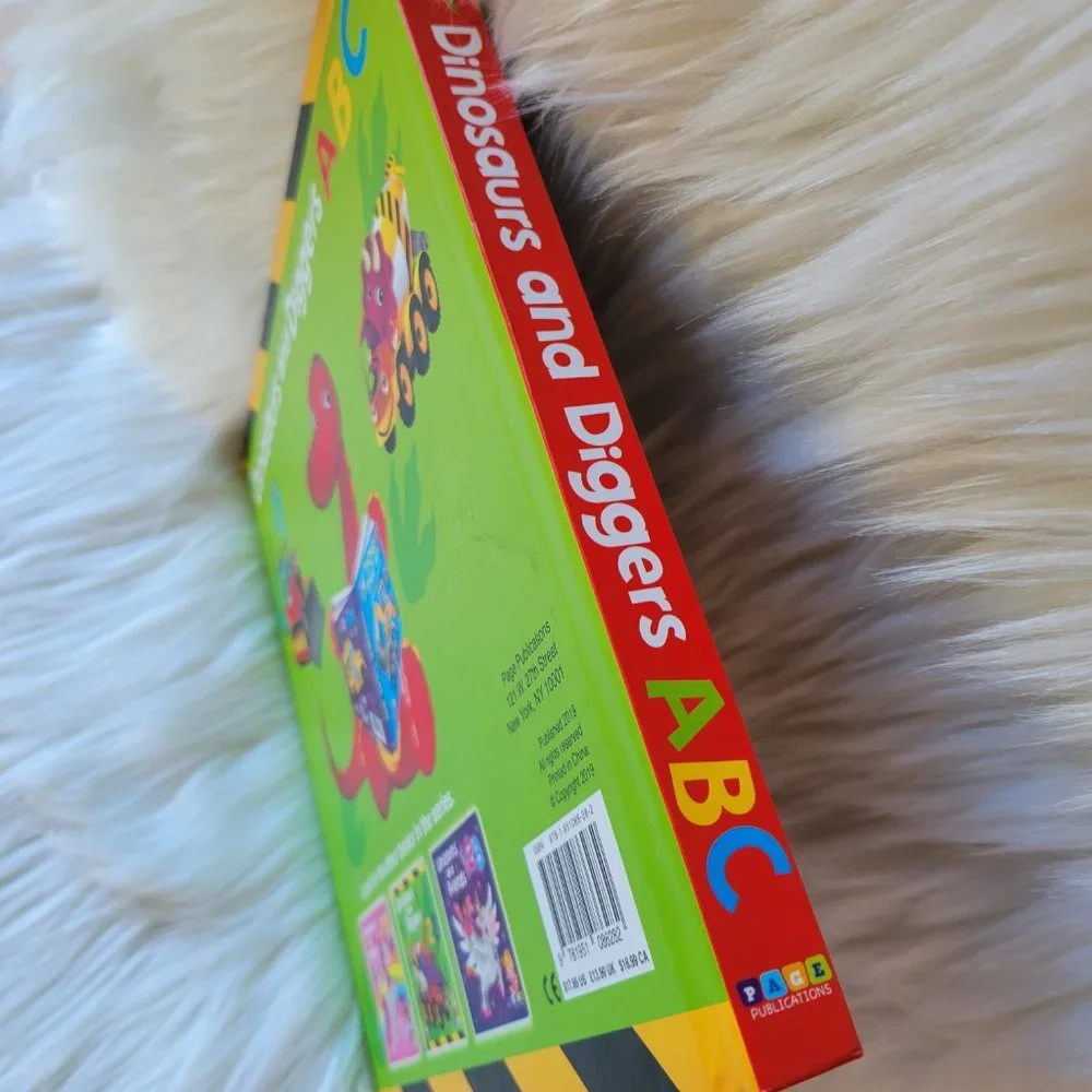 Dinosaurs and Diggers ABC Board Book